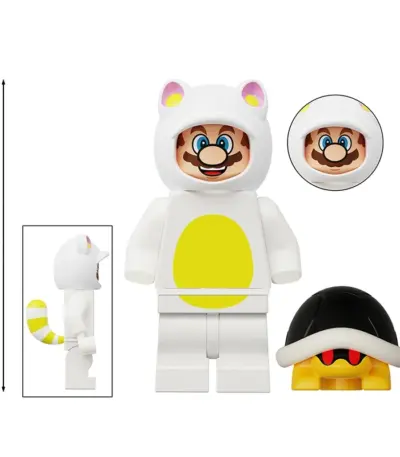 Figurine LEGO de "Mario Chat" dans Super Mario - Kf sfd ac a ba defbf d i - Toys Galaxy