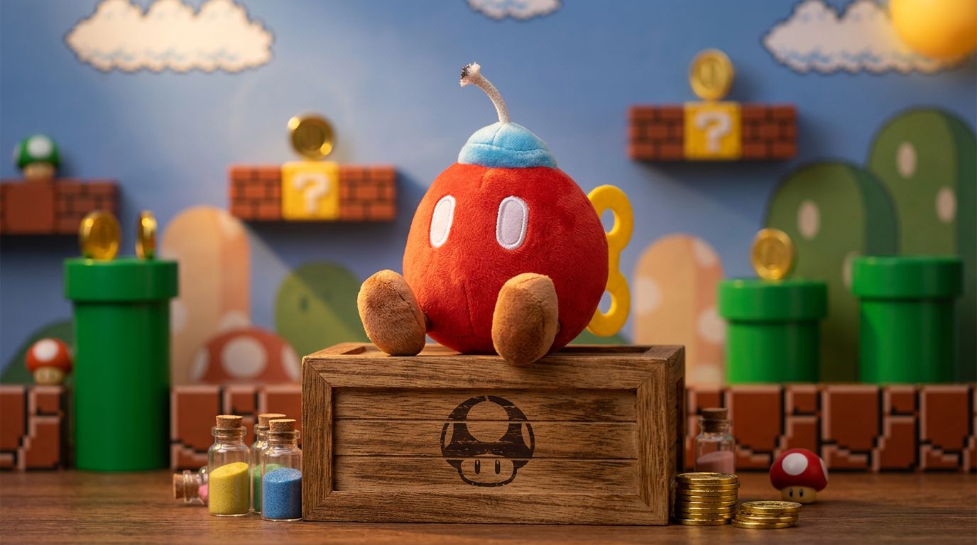Peluche bullet bill dans super mario - Toys Galaxy