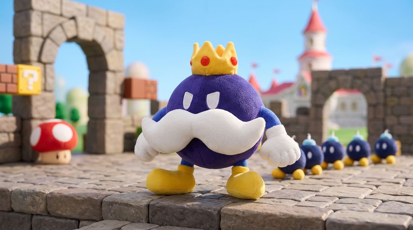 Peluche bullet bill dans super mario - Toys Galaxy
