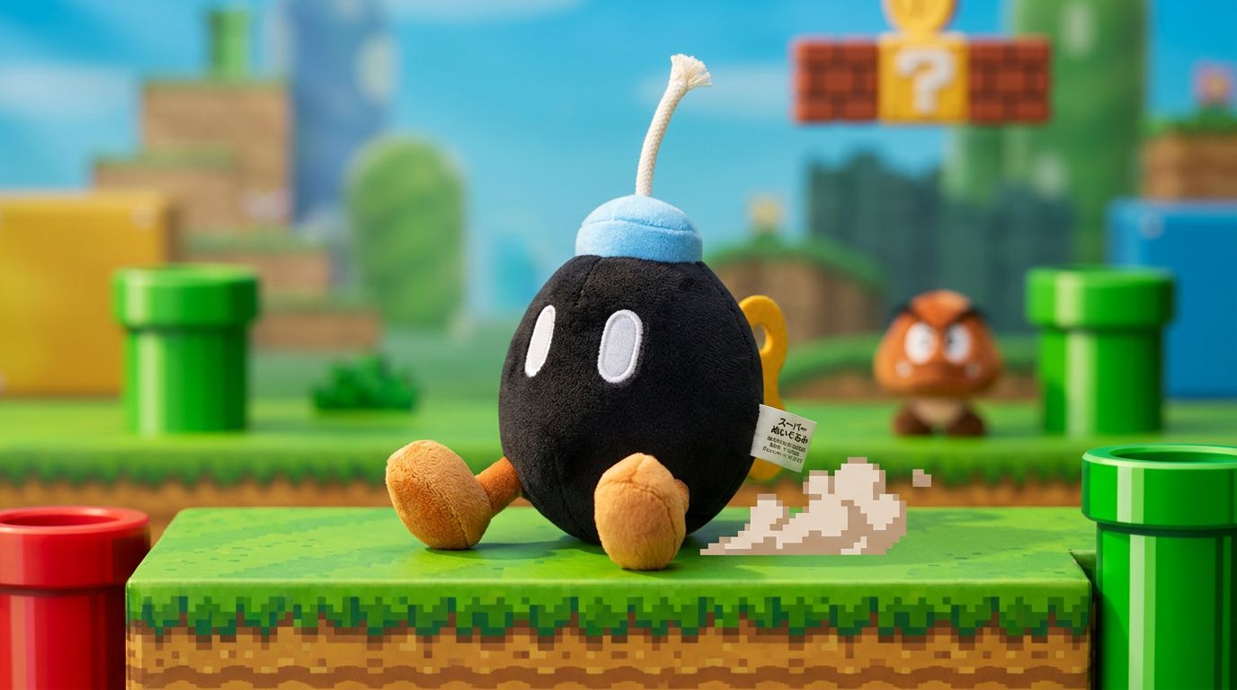 Peluche bullet bill dans super mario - Toys Galaxy