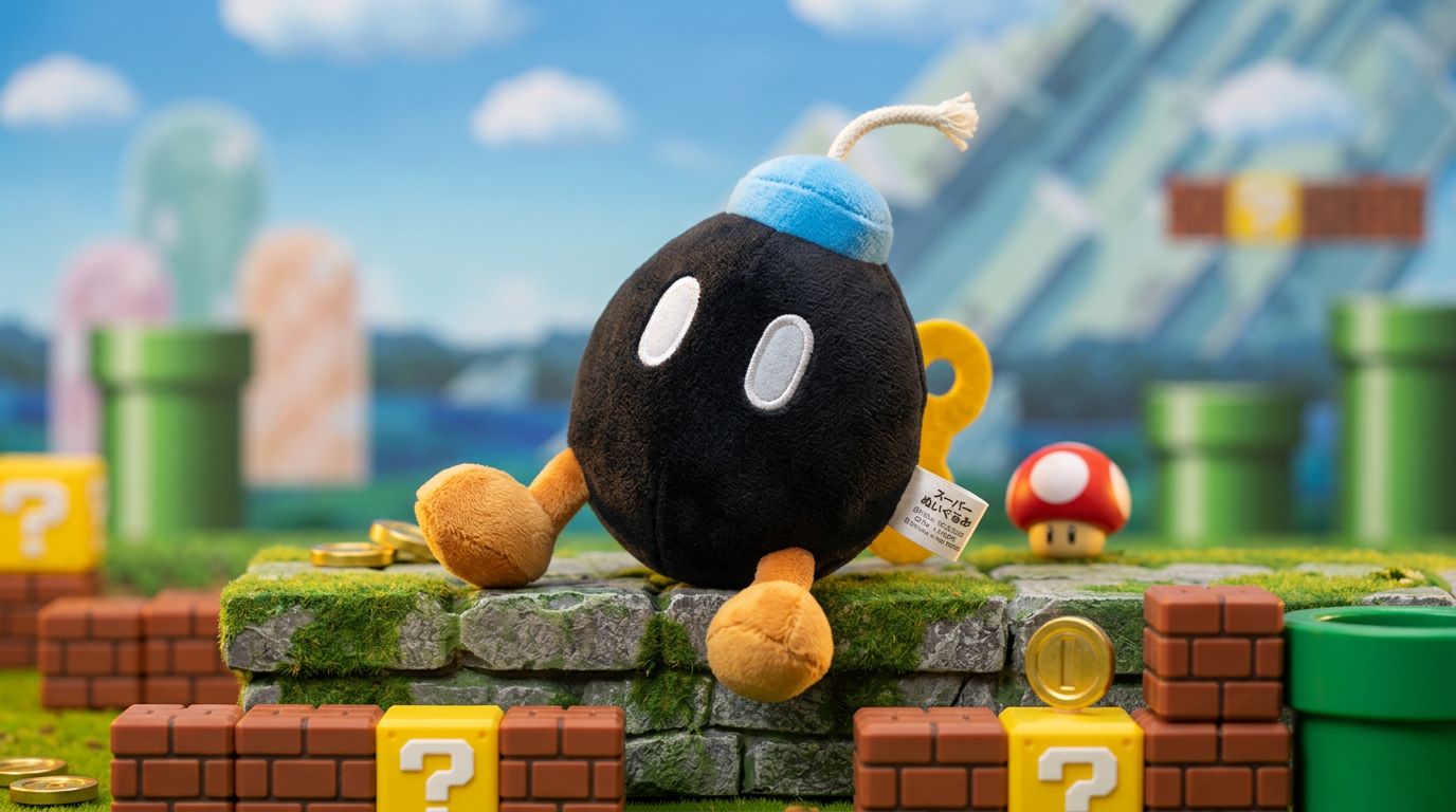 Peluche bullet bill dans super mario - Toys Galaxy